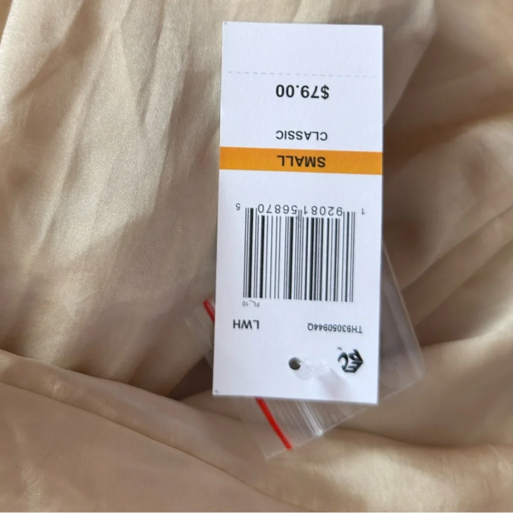 NWT MSK Cream Balloon Sleeve High-Neck Blouse Sz S (TXA960) - Picture 7 of 7